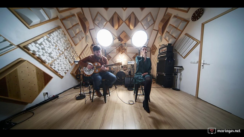 L&B Acoustic Duo - Lullaby of Birdland (standard de jazz) - Live cover - Live cover