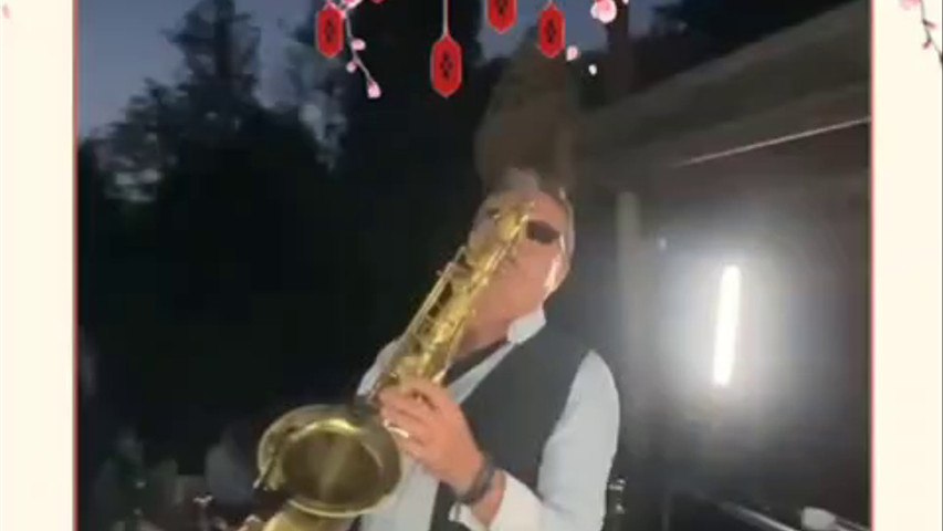 Vidéo mariage saxophoniste 360° 