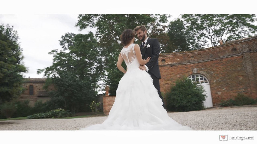 Mariage romantique dans un château