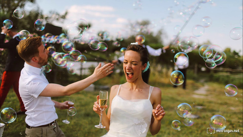 Prestation Bulles pour un mariage magique