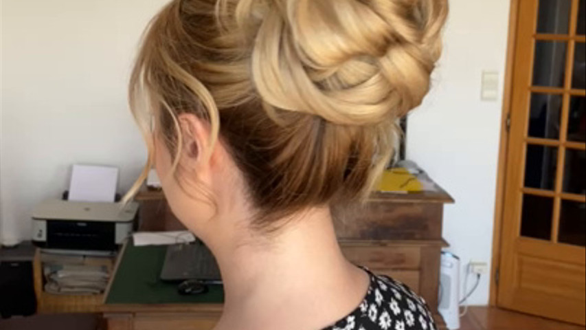 Essai mariée coiffure et maquillage 