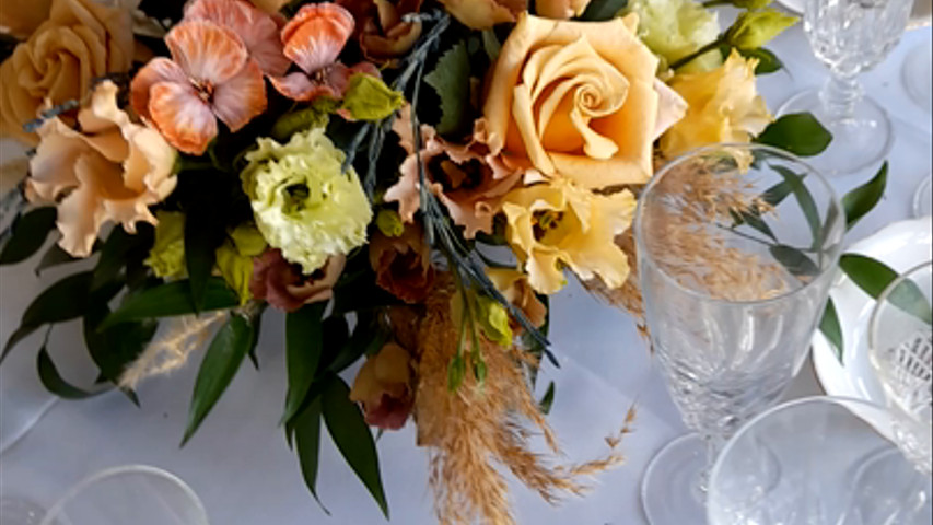 Centre de table et vaisselle vintage en location