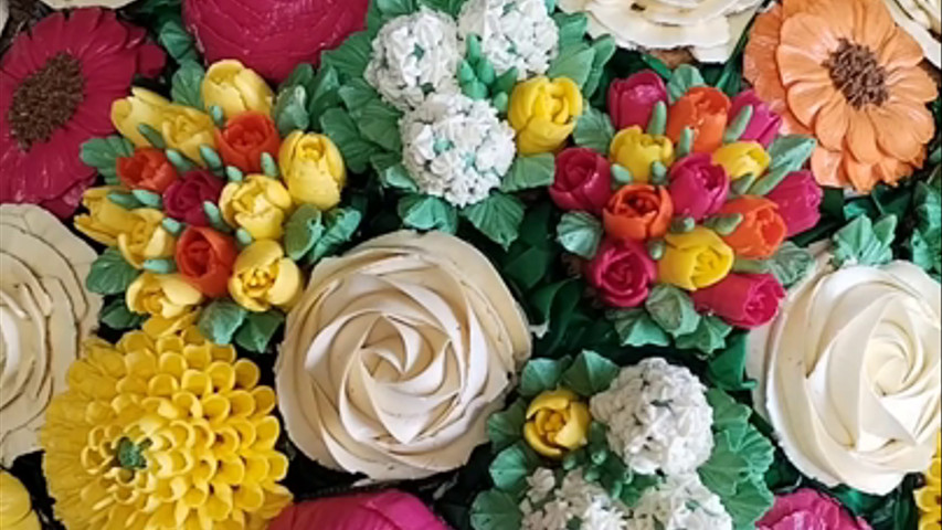 Bouquet de Cupcakes - Thème Pep's
