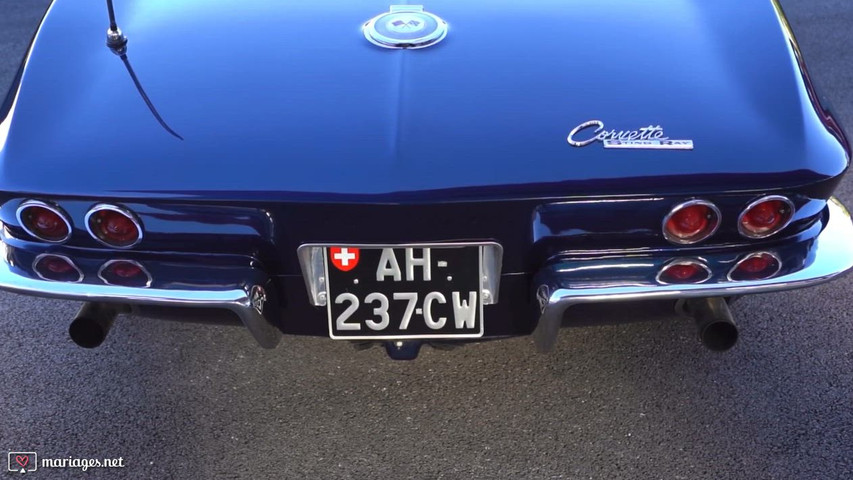 CORVETTE C2 STING RAY - BLEU DAYTONA