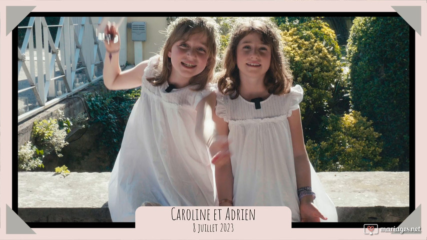 Livre d'or video Caroline & Adrien 