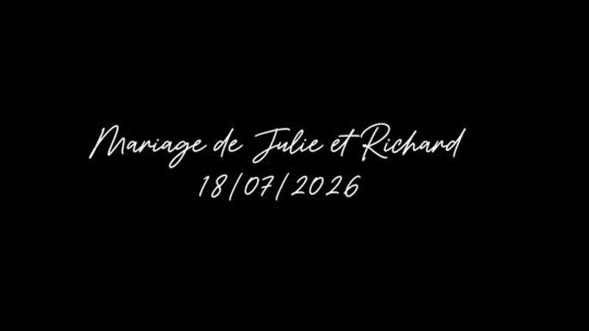 Mariage de Julie et Richard 