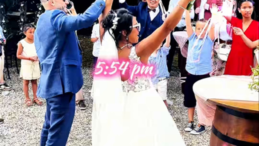 Jenny et Vincent Mariage de folie façon Cambodgien