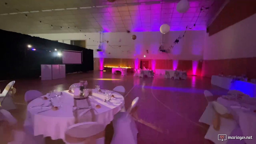 Salle de réception mariage 31 juillet 2021