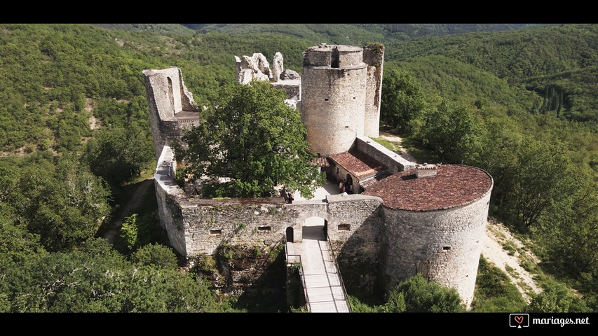 Drone Chateau de Roussillon