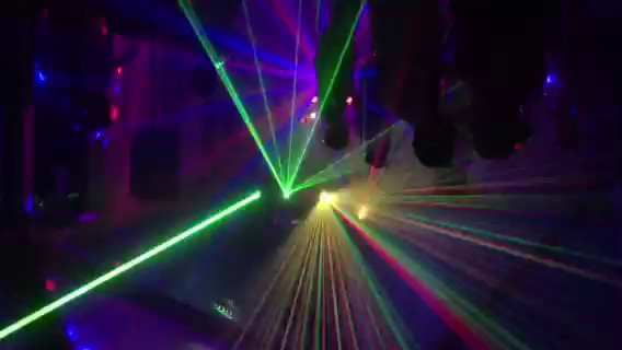 Jeux de lumières soirée disco