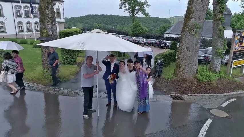 Un drone pour votre mariage