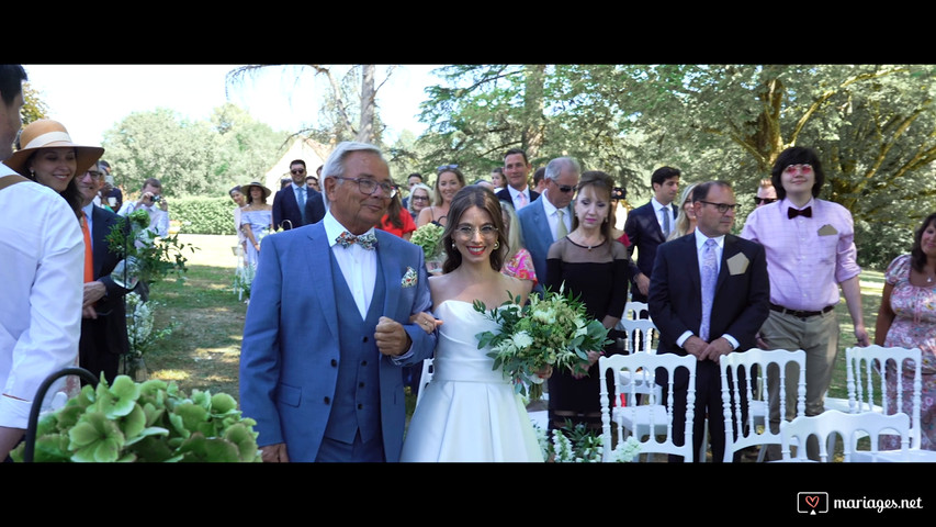 Vidéo de mariage au Domaine de le Fauconnie