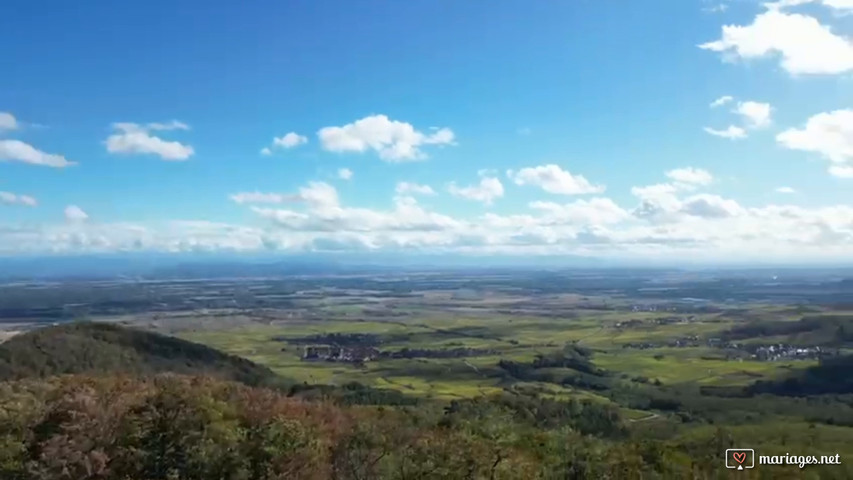 Mariage avec vue panoramique au Domaine du Haut-Koenigsbourg