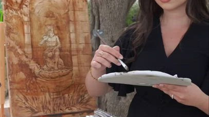 Live Painting – Bastide du Roy | Fontaine de Neptune