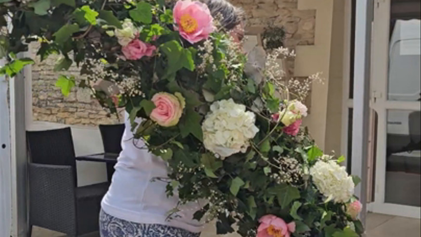 Mise en place d'une déco de mariage