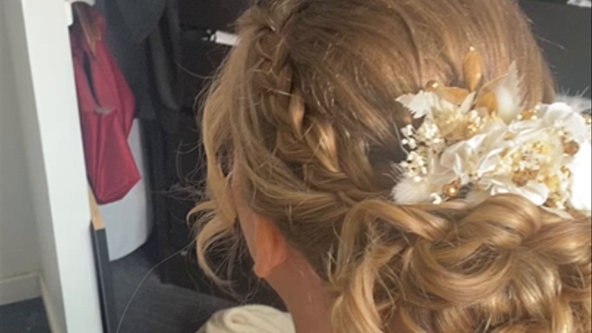 Chignon bas mariée 