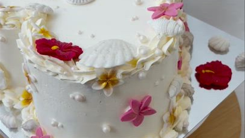 Weeding cake cœur 