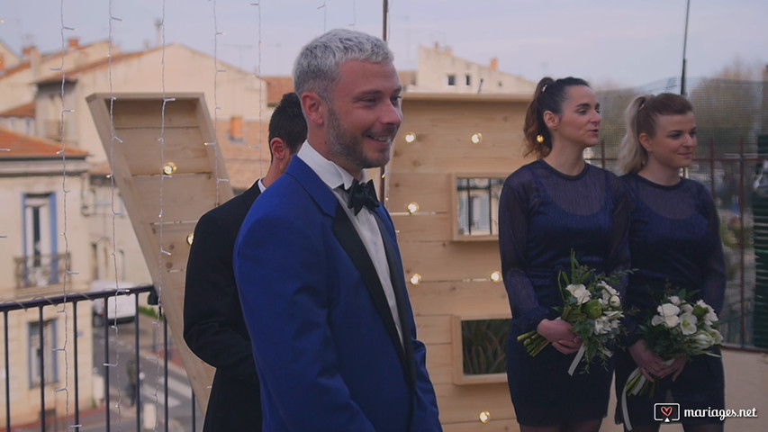 Mariage d'inspiration lumières de la ville 