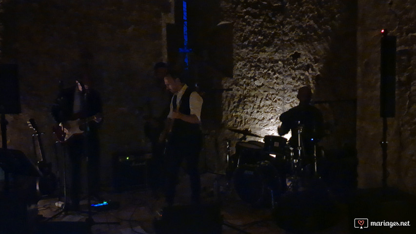 groupe de rock au château de fabiargues