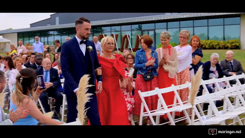 Trailer mariage Stéphanie Kylian 1er juillet 2023  