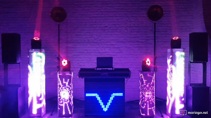 Set up lumière : led Totems