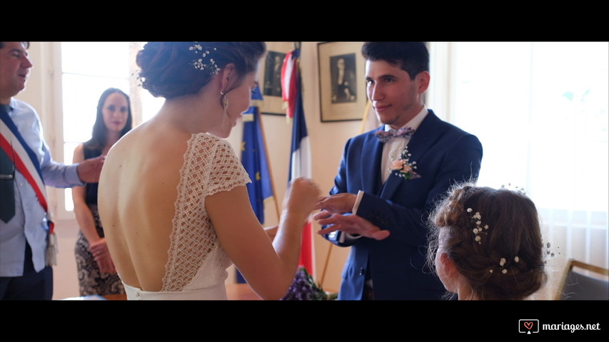 Mariage dans un château.