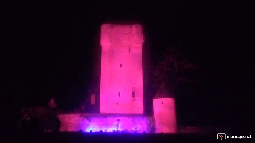 Effet son et lumière château de maziere