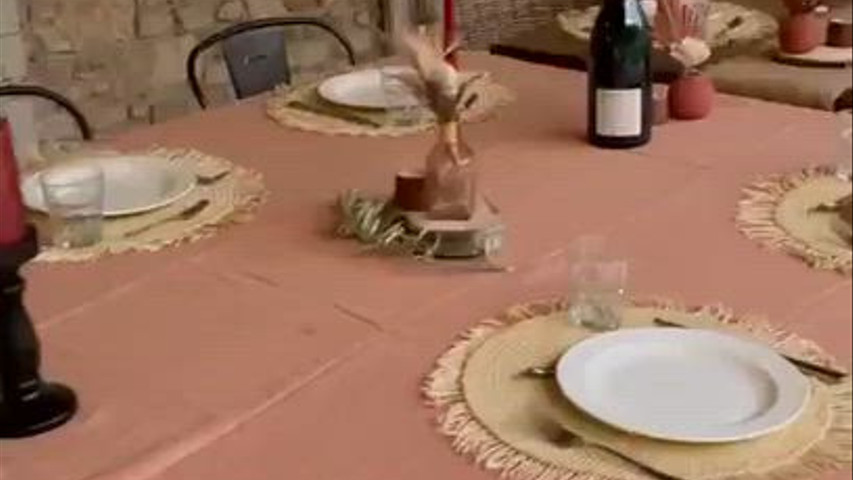 Repas dans Mas Provençale