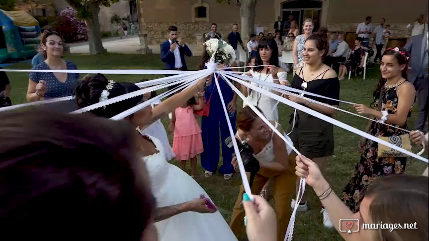 Mariage extrait château Saint Martin de Grave / Pezenas