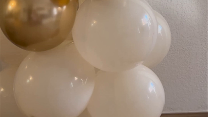 Arche de ballon pour gender reveal 