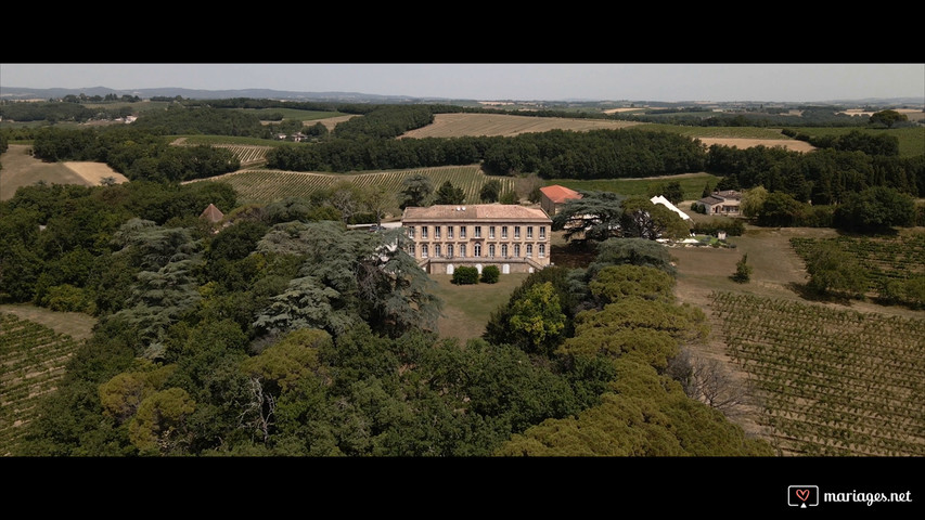 Château de Tauziès Vue extérieure