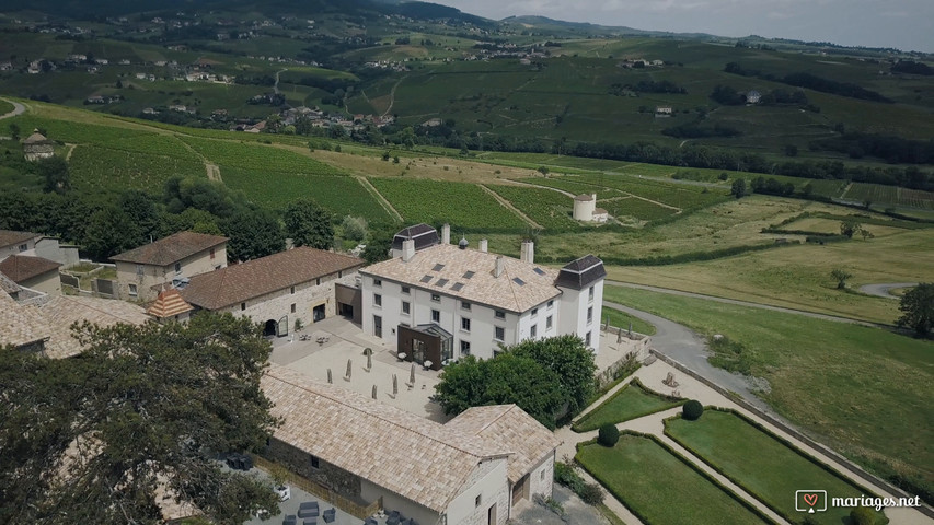 Le château vu du ciel