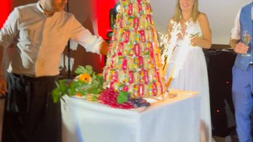 Cérémonial Gâteau des Mariés au château Saint Nicolas 