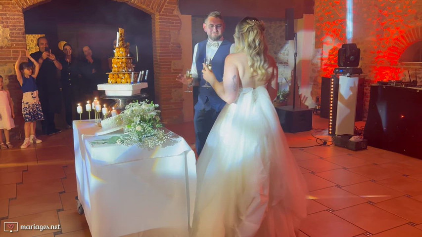 Cérémonial Gâteau des Mariés au Château Nadal
