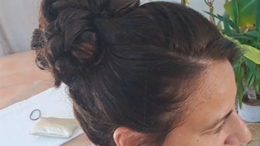 Chignon pour un mariage 