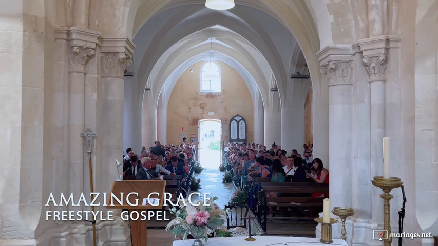 Amazing Grace chorale Freestyle Gospel - Cérémonie de mariage