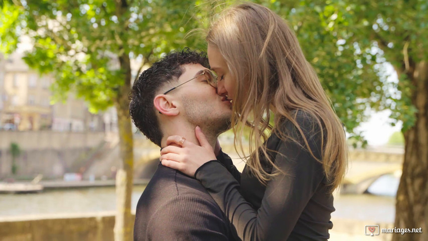 Lou et Esteban séance engagement couple