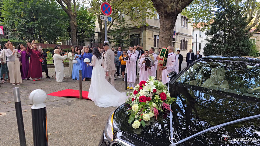 Félicitation pour les mariés