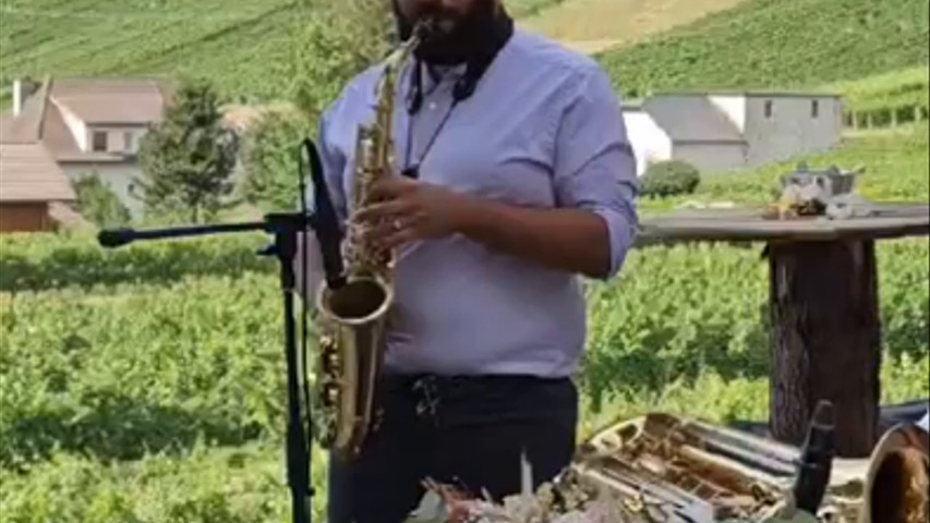 Saxophone à l'appéritif