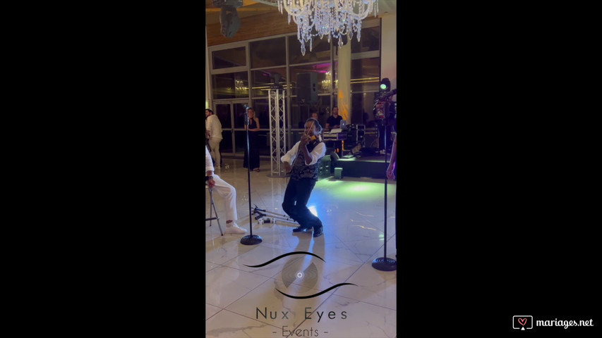 Gabriel  violon guitare by nux eyes events - wedding planner & dj 