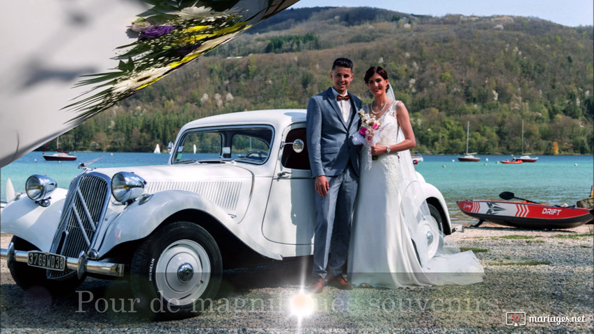 Une magnifique Traction blanche pour votre mariage