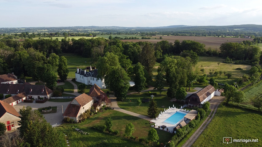 Le Château d'Embourg vu d'en haut 