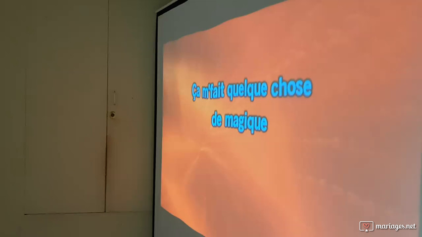 Mariage avec Karaoke 