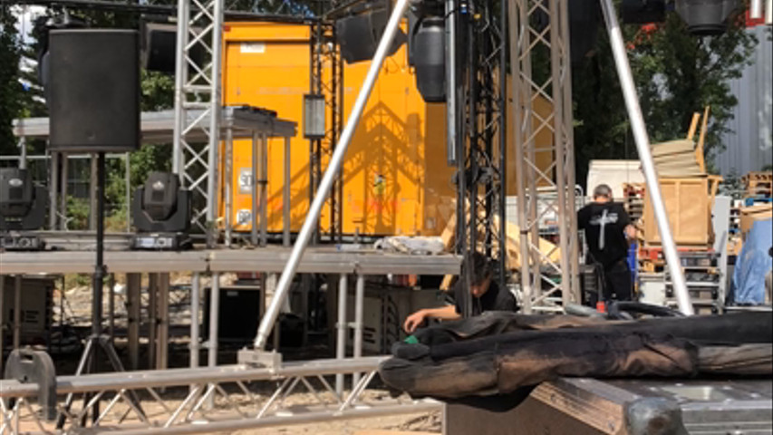 Démontage scène Festial