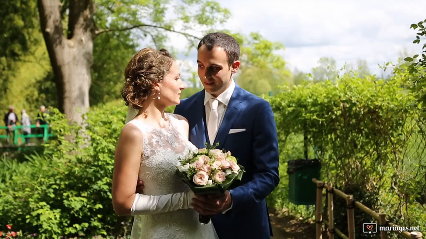 Video Mariage au Jardin Claude Monet à Giverny en Normandie