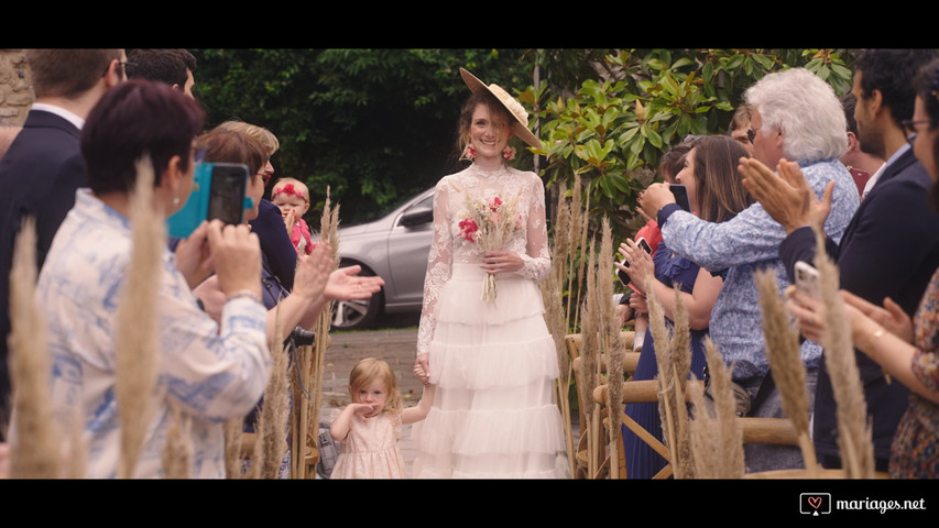 Mariage champêtre vintage