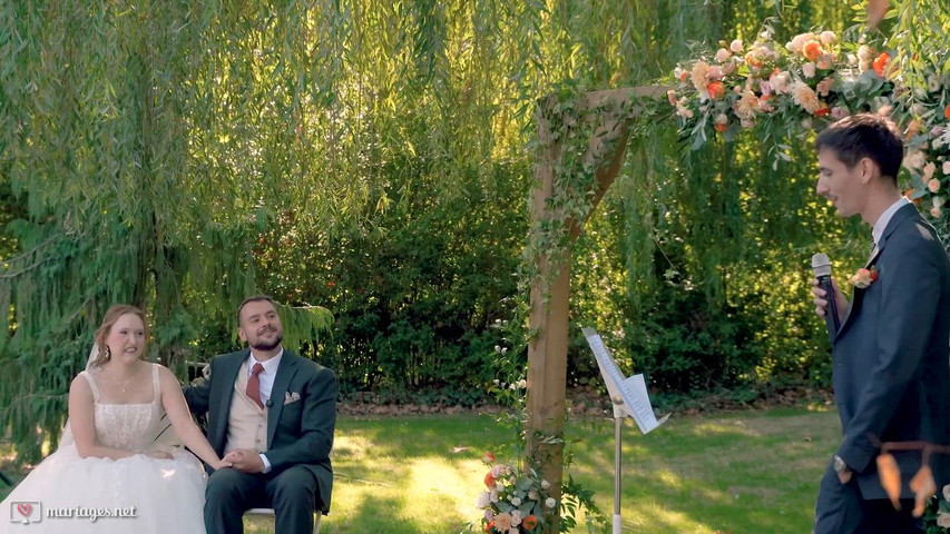 Mariage de Laurène & Axel au domaine Vaujoly.