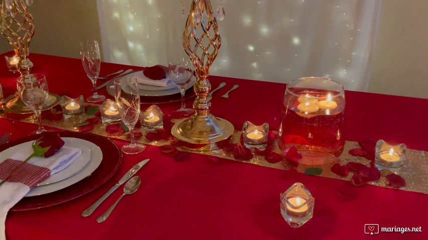 Table Saint Valentin