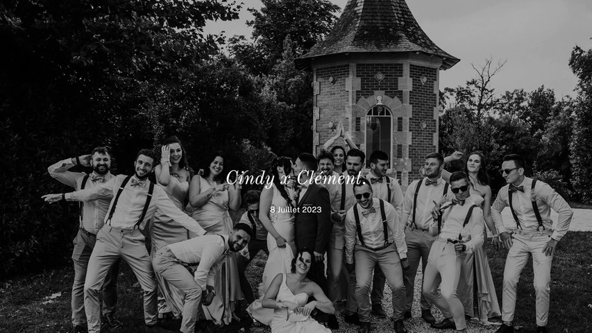 Cindy & Clément mariage Marquis de Terme