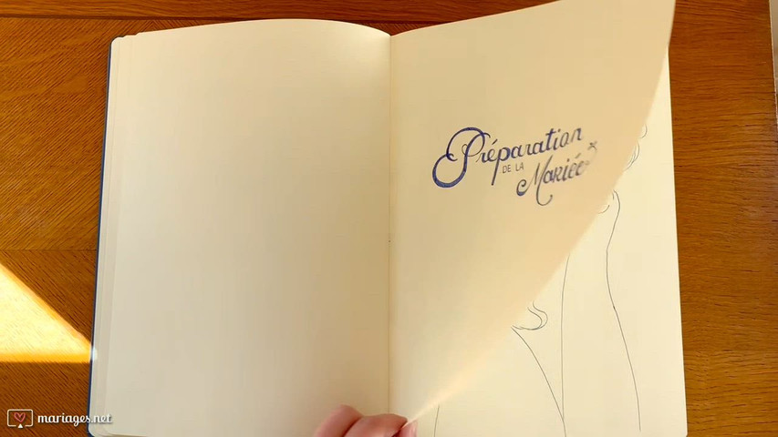 Livre de mariage par Natacha 